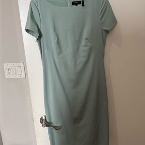 Theory Sage Green Midi Dress